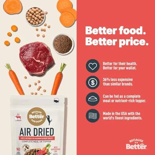 Because it's Better Semi Moist Prime Beef Dog Food 16 oz | Slow Baked & Air Dried for Natural Nutrition thumbnail 7