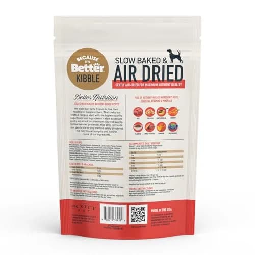 Because it's Better Semi Moist Prime Beef Dog Food 16 oz | Slow Baked & Air Dried for Natural Nutrition thumbnail 8