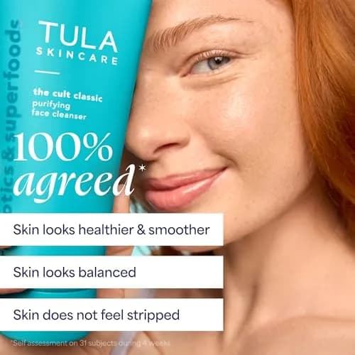 TULA The Cult Classic Purifying Face Cleanser 4.2 fl oz | Deep Pore Gel for All Skin Types thumbnail 6