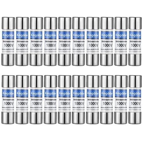 Kingdder Digital Multimeter Fuse DMM-44/100 440MA 1000V Fast Acting Replacement Fuse 10 x 35 mm (20 Pcs) thumbnail 1