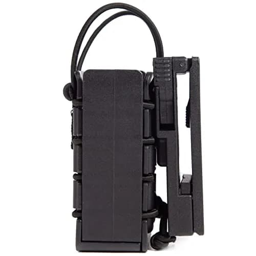 LUITON Tactical Polymer Radio Holster for BaoFeng UV5R, Kenwood, Icom, Retevis - Black (156g / 5.29oz) thumbnail 6