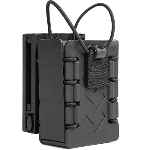 LUITON Tactical Polymer Radio Holster for BaoFeng UV5R, Kenwood, Icom, Retevis - Black (156g / 5.29oz) thumbnail 9