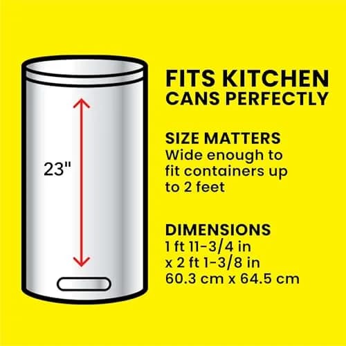 Glad Tall Kitchen Trash Bags 13 Gallon, MaxStrength Beachside Breeze Drawstring, 34 Count | Strong & Scented for Indian Homes thumbnail 4