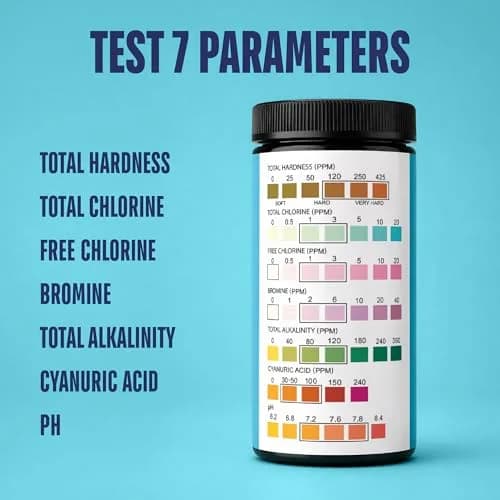 JNW Direct Pool Test Strips 150 Pack | 7-in-1 Water Test for Pools & Spas thumbnail 8