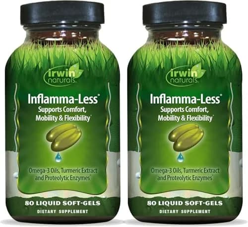 Irwin Naturals Inflamma-Less | Joint Support Liquid Softgels for Men & Women (2 Pack) thumbnail 1