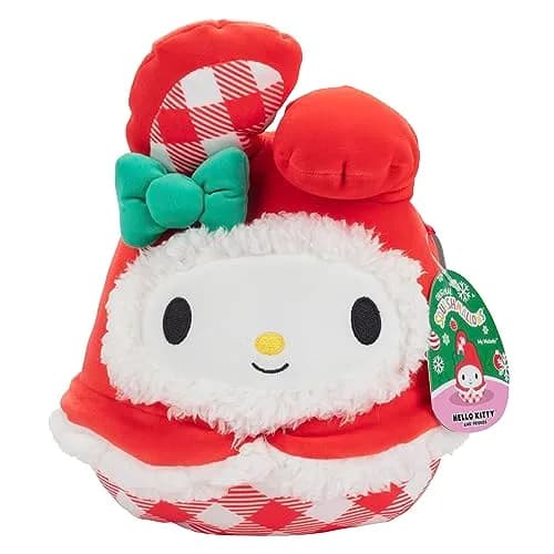 Squishmallows 8-Inch My Melody Hello Kitty Plush | Soft Sanrio Character Toy for Kids & Collectors thumbnail 1