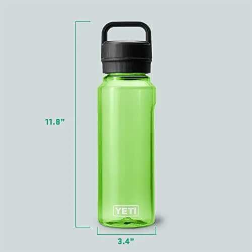 YETI Yonder 1L/34 oz Water Bottle with Leakproof Yonder Chug Cap, Canopy Green | Lightweight & Shatter Resistant thumbnail 4
