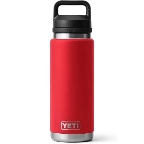 YETI Rambler 26 oz Rescue Red Bottle with Chug Cap - Stainless Steel, Vacuum Insulated - main product image
