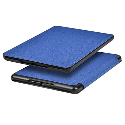 Zcooooool Fabric Cover for Kindle Paperwhite 6" (5th-7th Gen) | Smart Sleep Wake Blue thumbnail 3