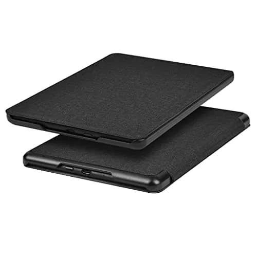 Zcooooool Fabric Cover for Kindle Paperwhite 10th Gen (2018) 6" | Smart Sleep Wake Hand Strap Black thumbnail 4