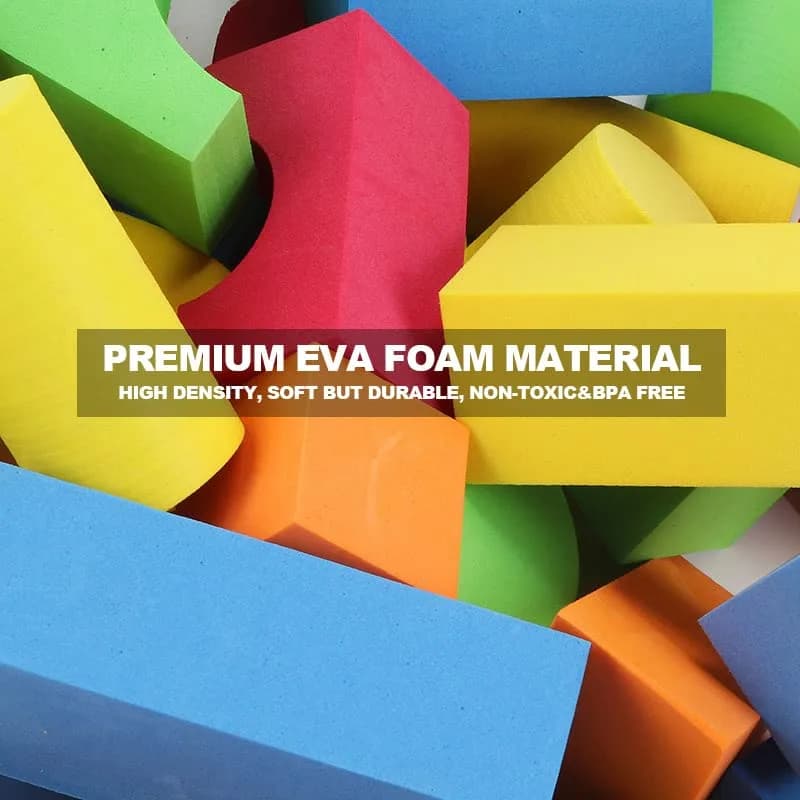 Pairez Toys Foam Building Blocks for Toddlers 2-4, 81PCS Soft Blocks Toy | ASTM-Tested Educational Toy thumbnail 6
