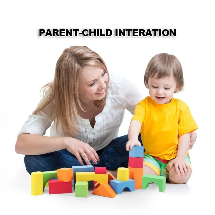 Pairez Toys Foam Building Blocks for Toddlers 2-4, 81PCS Soft Blocks Toy | ASTM-Tested Educational Toy thumbnail 8