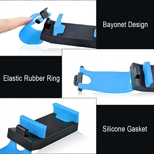 HAOBO Blue Steering Wheel Phone Mount | Fits Phones 55-75mm Wide thumbnail 4