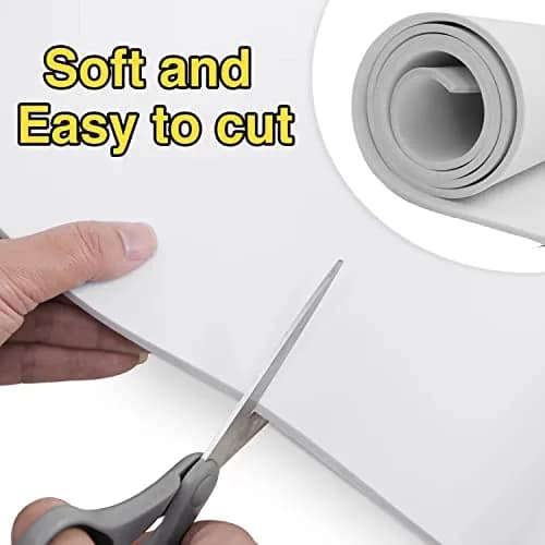 MEARCOOH White EVA Foam Roll 4mm Thick (150cm x 35.5cm) | High Density 86kg/m³ Cosplay Craft Foam thumbnail 3