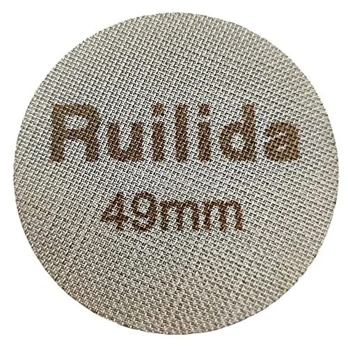 Ruilida Espresso Puck Screen 49mm | Reusable Stainless Steel Filter Plate for Espresso Portafilter (49mm) - main product image