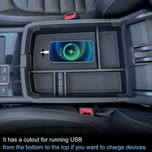 TOPINSTALL Center Console Tray for VW Atlas 2018-2023 | Interior Organizer & Storage thumbnail 4