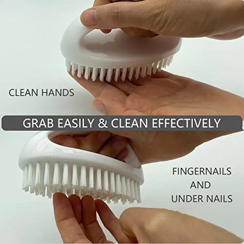GKETN Nail Brush for Cleaning Fingernails Stiff Nylon Bristles Scrub Hand | Heavy Duty, Durable & Effective thumbnail 5