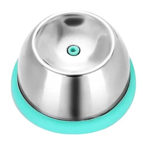 jawbush Stainless Steel Egg Piercer for Hard Boiled Eggs | Heavy Duty Egg Hole Puncher with Safety Retractable Pin & Non-Slip Base, Blue thumbnail 1