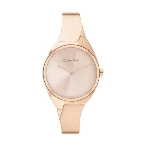 Calvin Klein Women's Quartz Watch 30mm Carnation Gold | Elegant Modern Design thumbnail 1
