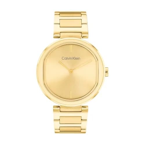 Calvin Klein Sensation Women's Quartz Watch 36mm Gold Plated | Modern Feminine Elegance thumbnail 1