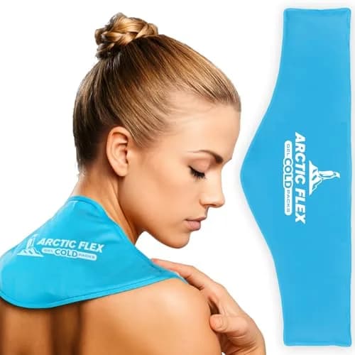 Arctic Flex Neck Ice Pack - Cold Compress Shoulder Therapy Wrap - Cool thumbnail 1