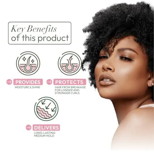 ORS Curlshow Curl Creator Gel, 16 oz | Collagen & Avocado Oil for Strength & Length thumbnail 3