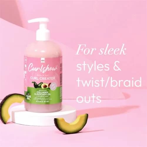 ORS Curlshow Curl Creator Gel, 16 oz | Collagen & Avocado Oil for Strength & Length thumbnail 4