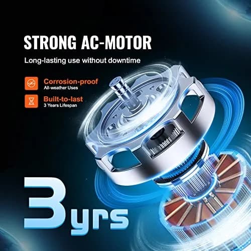 VEVOR Inline Duct Fan, 4-Inch 200 CFM with Variable Speed Controller, Quiet AC-Motor Ventilation Exhaust Fan for Hydroponics & Grow Tents thumbnail 3