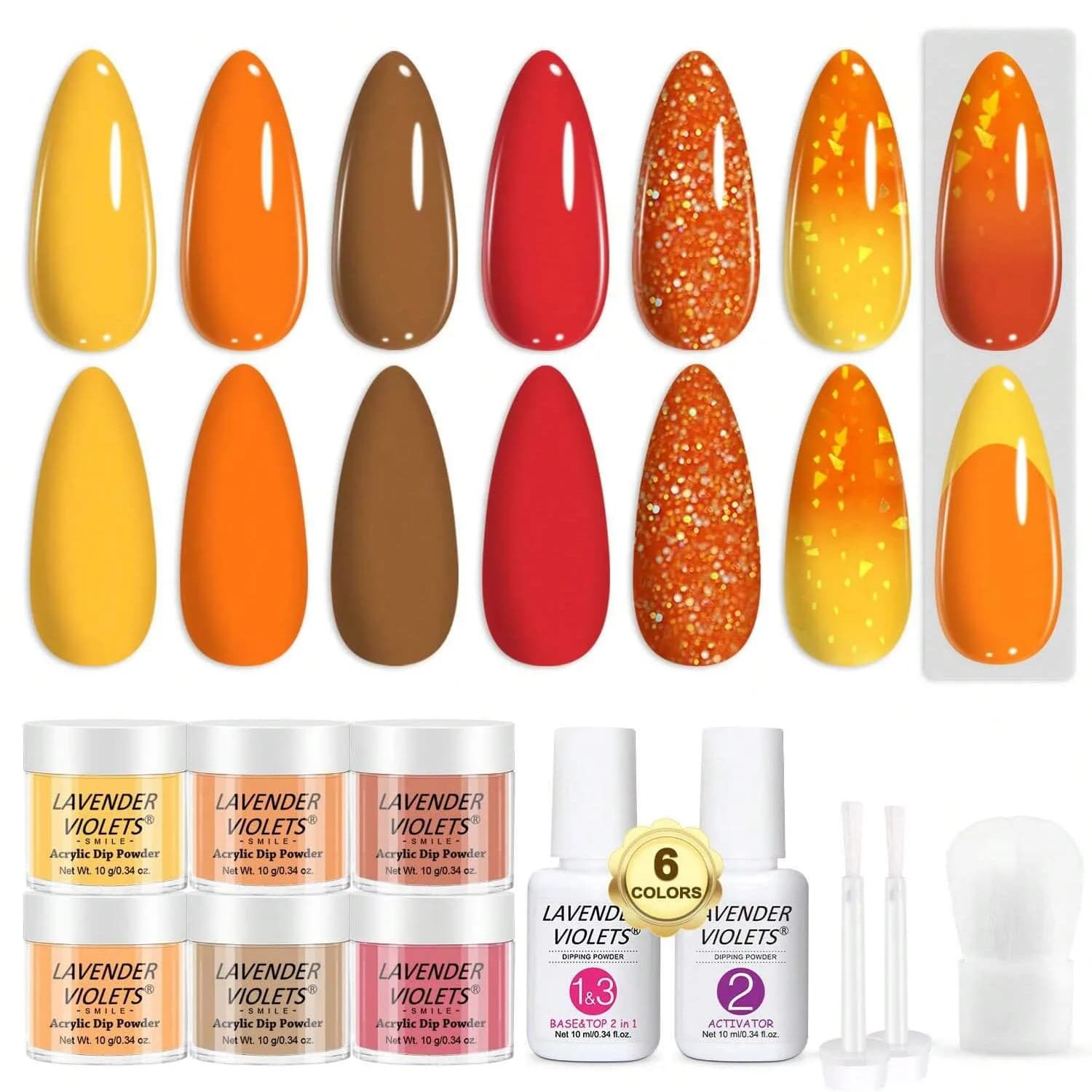 Lavender Violets Dip Powder Liquid Set in Amour Pink - Complete Home Manicure Kit - main product image