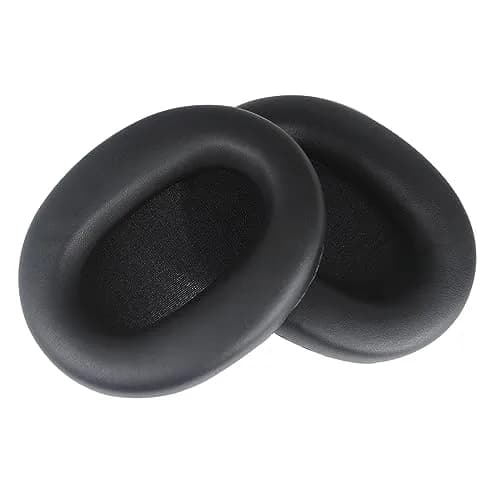 Adhiper Black Replacement Ear Pads for Sony WH-CH720N, WH-CH710N Headphones | Soft Protein Leather & Memory Foam thumbnail 7