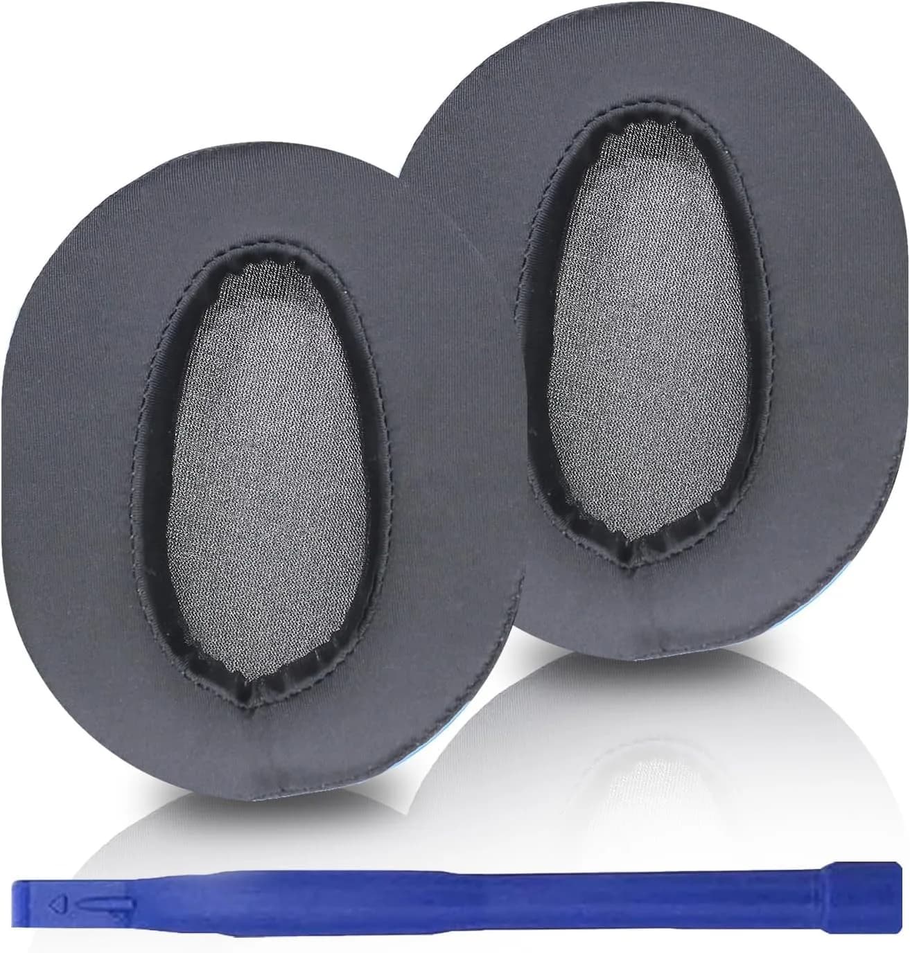 Adhiper Black Replacement Earpads for Sony WH-CH700N/CH710N/CH720N Headphones | Ice Silk & Memory Foam Comfort - main product image