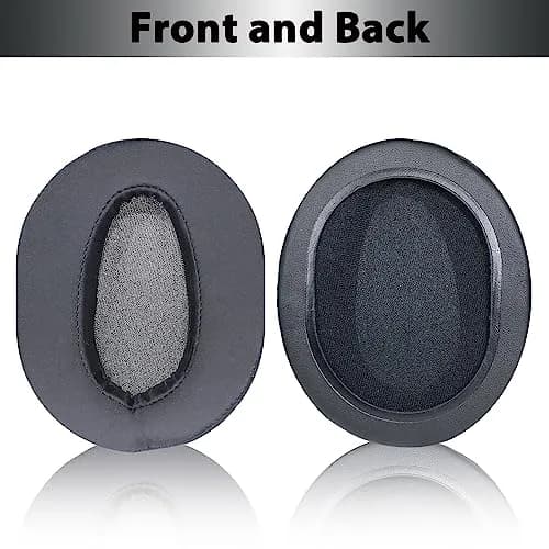 Adhiper Black Replacement Earpads for Sony WH-CH700N/CH710N/CH720N Headphones | Ice Silk & Memory Foam Comfort thumbnail 3