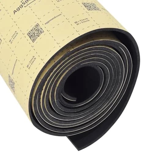 AggSound 157mil 6sqft Car Sound Deadening Mat | Blocks 98% Heat, Reduces Road Noise thumbnail 1