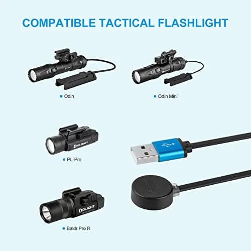 OLIGHT MCC 3 Charger in Black | Compact Magnetic USB-C Cable for Flashlights thumbnail 4