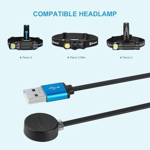 OLIGHT MCC 3 Charger in Black | Compact Magnetic USB-C Cable for Flashlights thumbnail 5