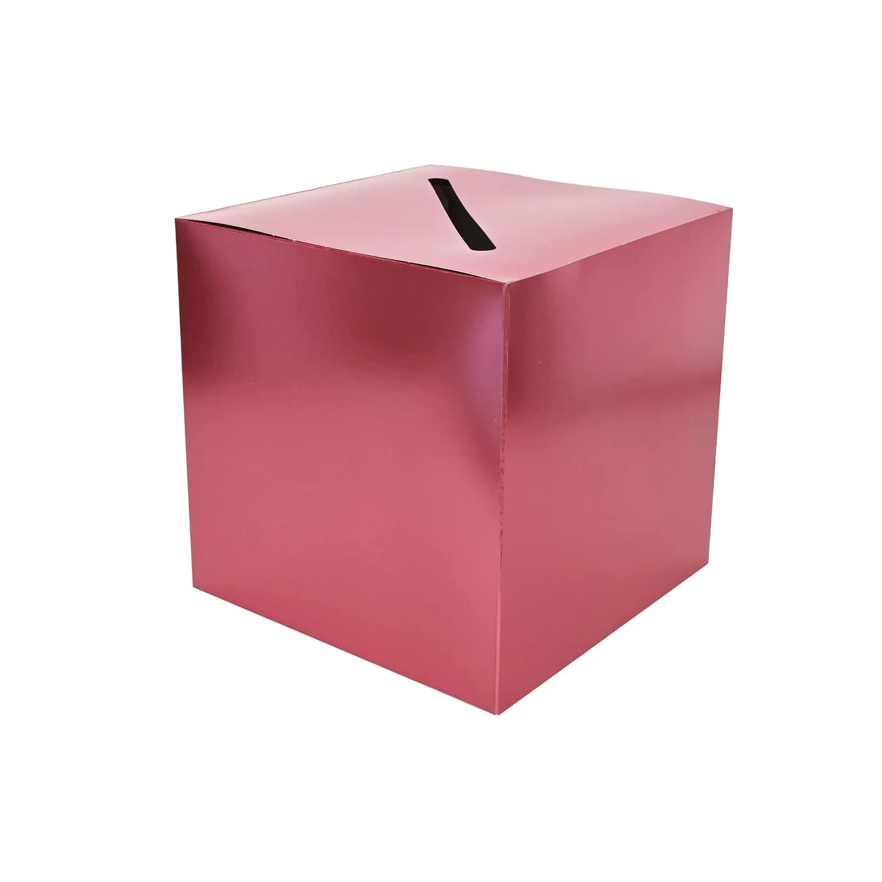 Beistle Rose Gold Foil Card Box Holder | 22.86 cm (9 inches) Square