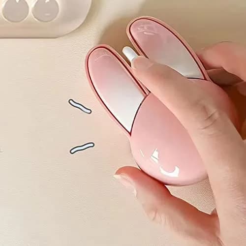 Lomiluskr Pink Bunny Wireless Mouse | Cute, Silent, 1200 DPI, 2.4G Wireless for Girls & Kids thumbnail 6