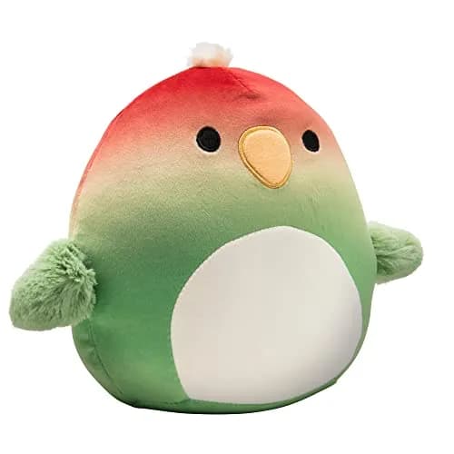 Squishmallows 8-Inch Elliene Parrot Plush | Vibrant Rainbow-Colored Cuddle Companion thumbnail 2