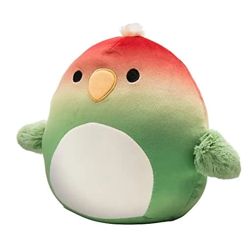 Squishmallows 8-Inch Elliene Parrot Plush | Vibrant Rainbow-Colored Cuddle Companion thumbnail 3