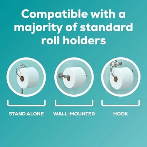 Angel Soft Toilet Paper 6 Super Mega Rolls (2880 Sheets Total) | Soft, Strong, Septic Safe thumbnail 7