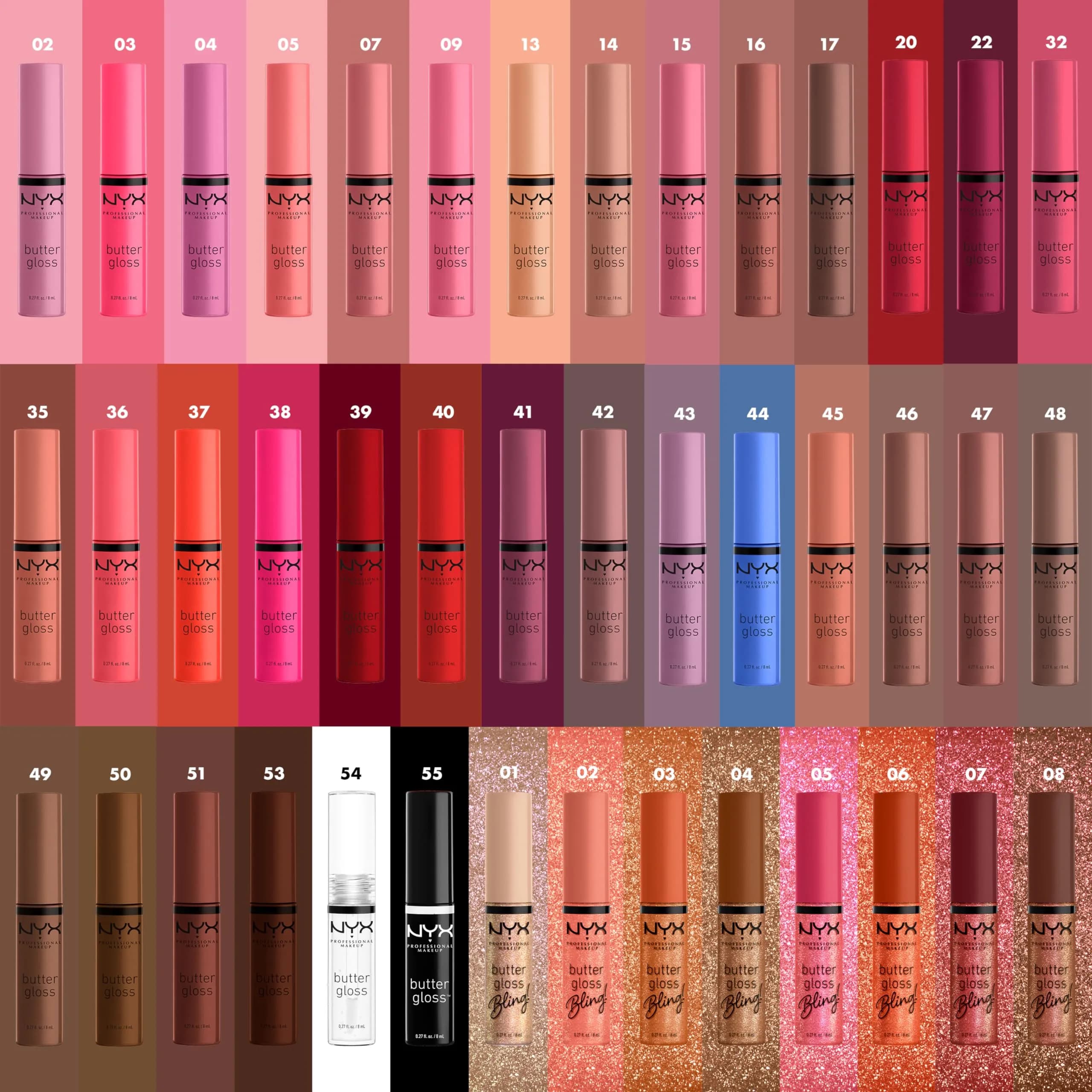 NYX PROFESSIONAL MAKEUP Butter Gloss, Tiramisu Brown (Pack of 2) | Non-Sticky, Sheer-Medium Coverage - view 5