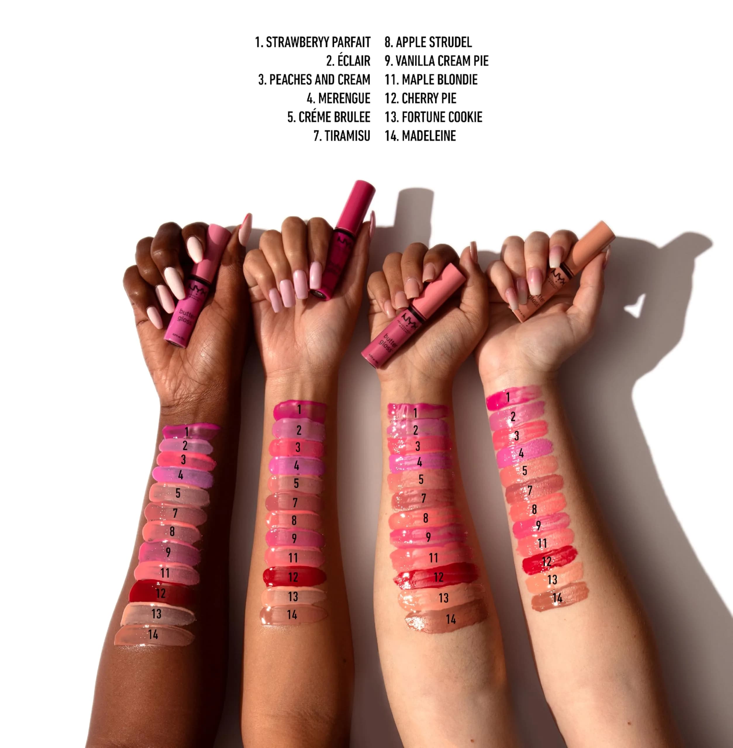 NYX PROFESSIONAL MAKEUP Butter Gloss, Tiramisu Brown (Pack of 2) | Non-Sticky, Sheer-Medium Coverage - view 6