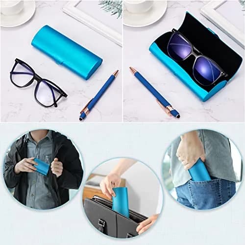 Hifot Aluminium Glasses Case Slim Royal Blue | Durable Hard Shell Eyewear Protection thumbnail 5