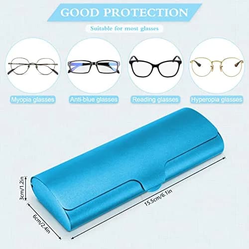 Hifot Aluminium Glasses Case Slim Royal Blue | Durable Hard Shell Eyewear Protection thumbnail 2