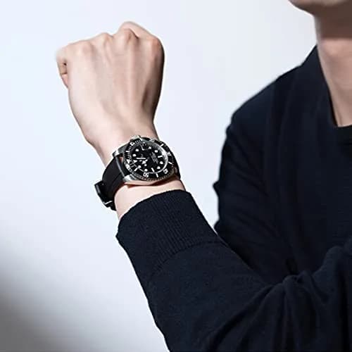 Niziruoup Watch Band Quick Release Fluororubber 19mm 20mm 21mm 22mm | Durable, Skin-Friendly, Waterproof thumbnail 6