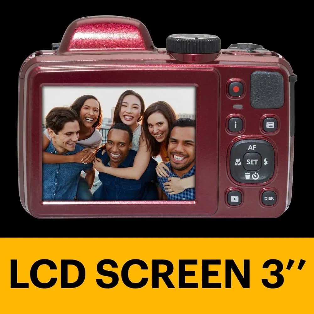 KODAK Pixpro Astro Zoom AZ405 Digital Camera Red | 20MP 40x Optical Zoom Full HD 1080p Video - view 4