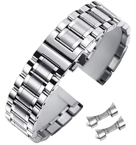 Niziruoup Stainless Steel Watch Band 18mm (0.71 in) | Universal Metal Watch Strap for Smartwatches and Traditional Watches thumbnail 1