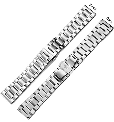 Niziruoup Stainless Steel Watch Band 18mm (0.71 in) | Universal Metal Watch Strap for Smartwatches and Traditional Watches thumbnail 8