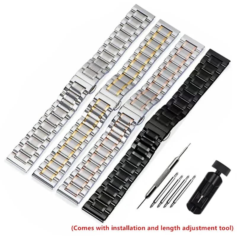 Niziruoup Stainless Steel Watch Band 18mm (0.71 in) | Universal Metal Watch Strap for Smartwatches and Traditional Watches thumbnail 11