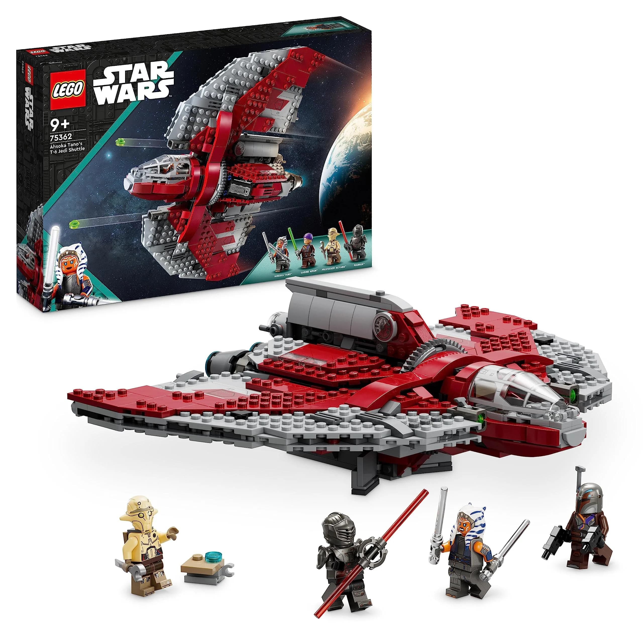 LEGO Star Wars Ahsoka Tano's T-6 Jedi Shuttle | 599 pcs | Creative Star Wars Toy for Kids 9+ — Multicolor